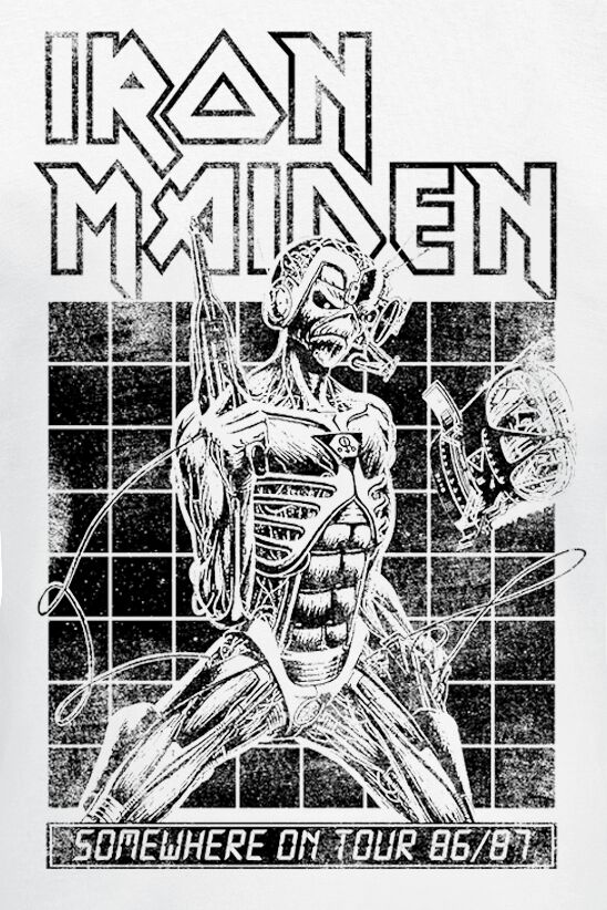 Sit Tour 86/87 | Iron Maiden T-Shirt Manches courtes