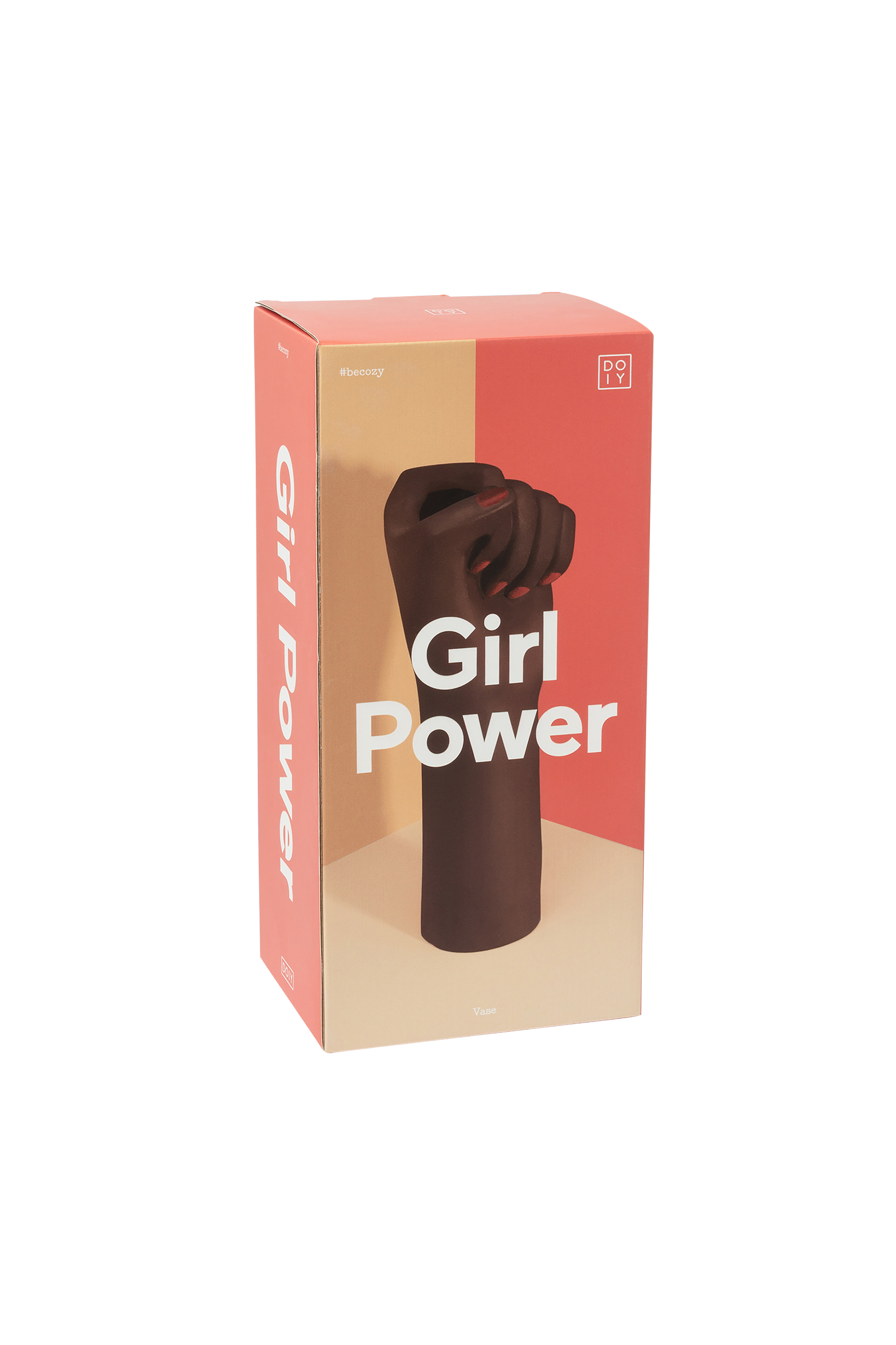 DOIY Vase Girl Power Noir