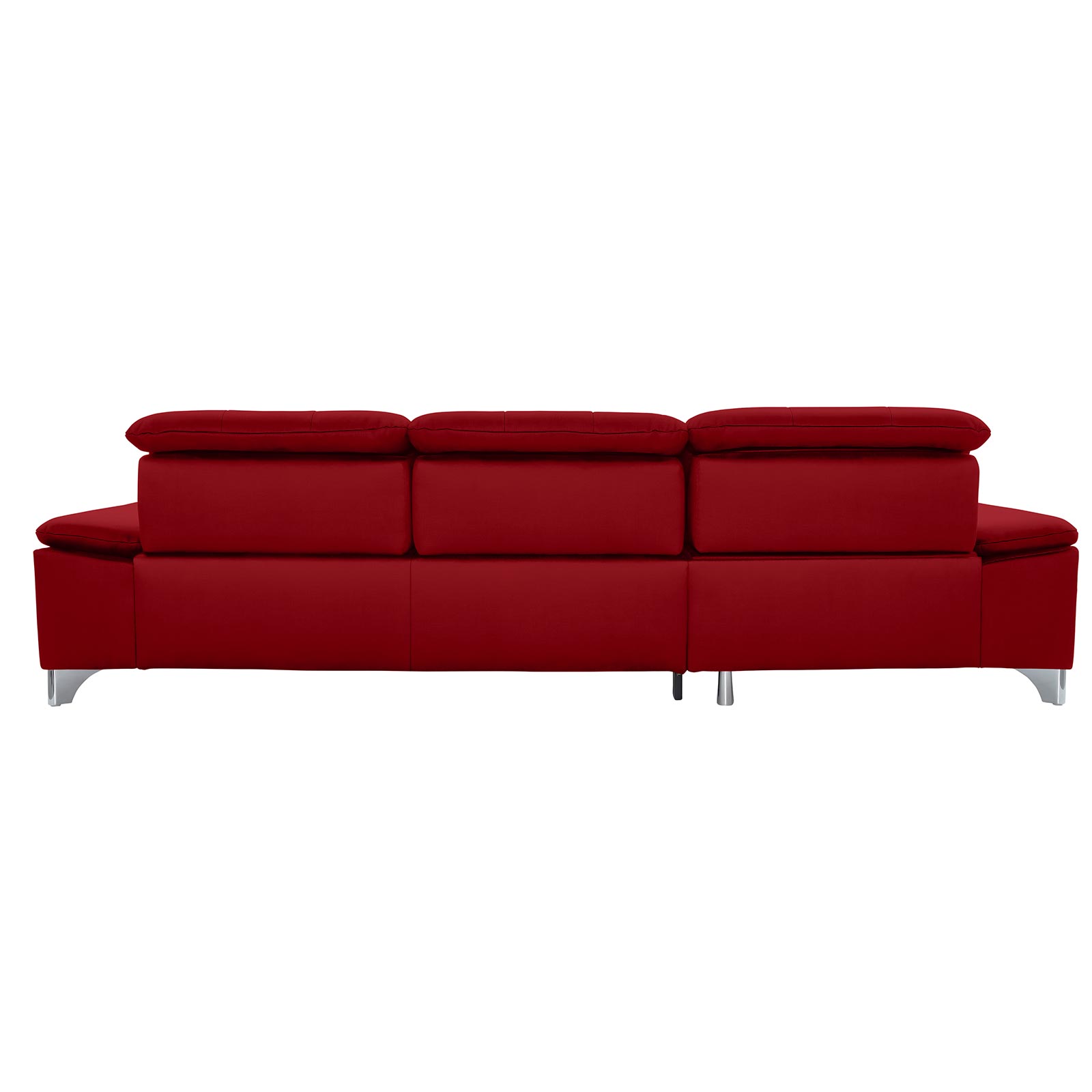 polsterpower Ecksofa - Miro bordeaux - Basismodell - Recamiere links