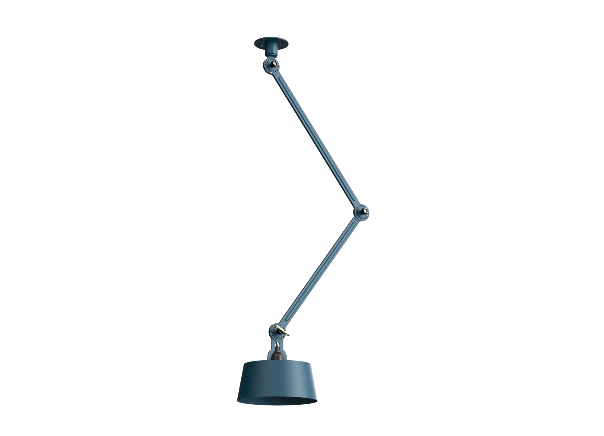 Plafondlamp Bolt 2 arms underfit install thunder blue