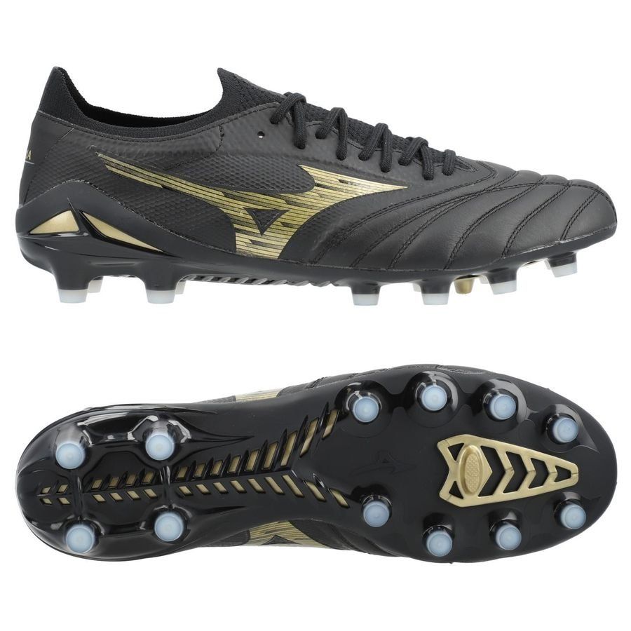 Mizuno Morelia Neo IV Beta Elite FG/AG Aurum - Doré/Noir