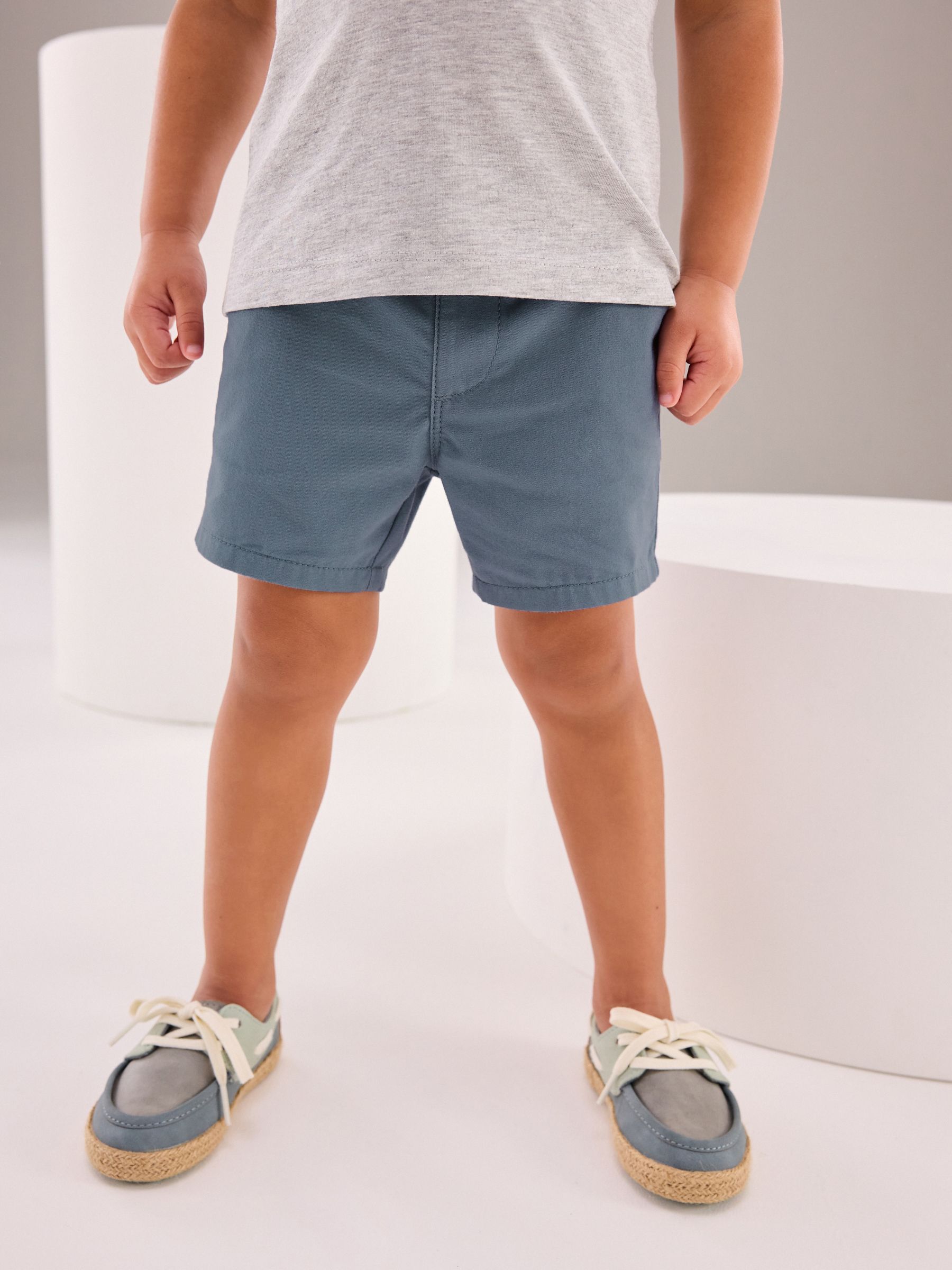 Normaal blauw - Chinoshort (3 mnd-7 jr)