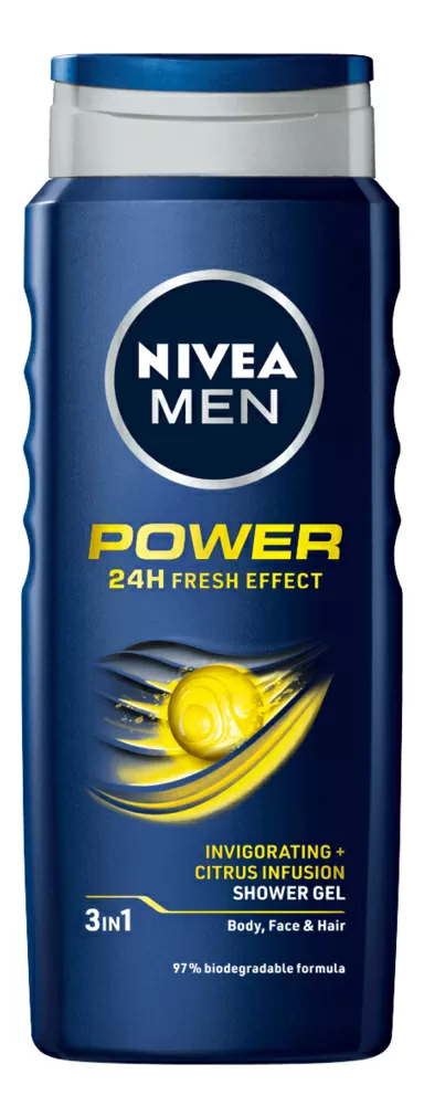 Nivea Men Power Fresh Shower Gel - 500 ml.