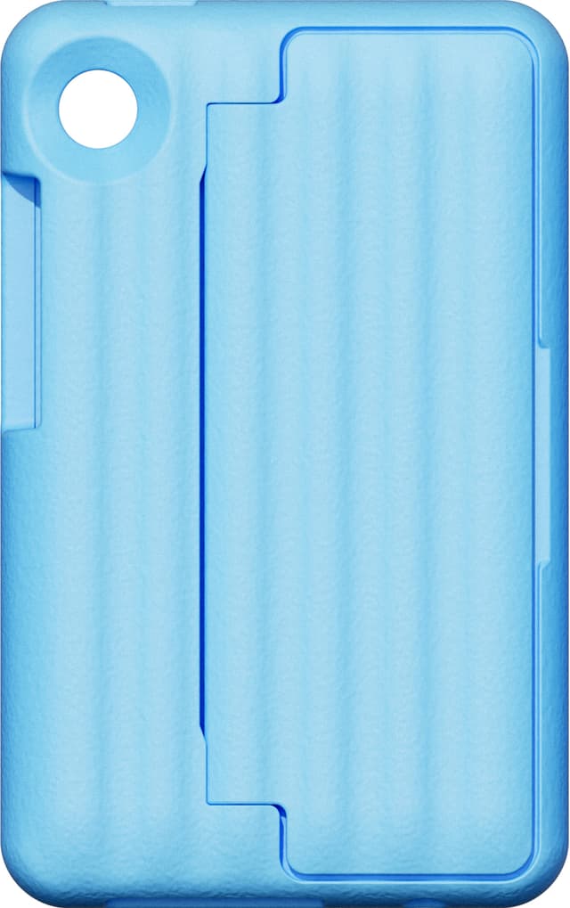 Samsung Galaxy Tab A9 puffy tabletcover til børn (blå)