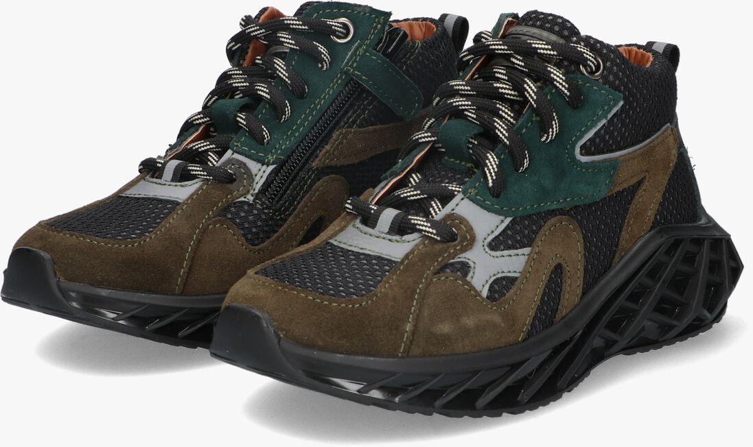 BRAQEEZ groene braqeez hoge sneaker andre amsterdam