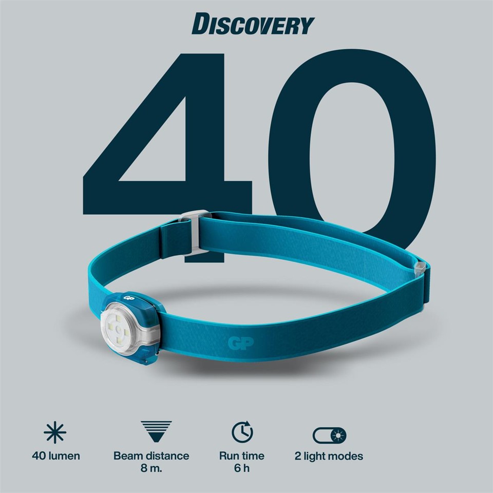 GP - Discovery Multi-Usage Headlamp, CH31, 40 lumens