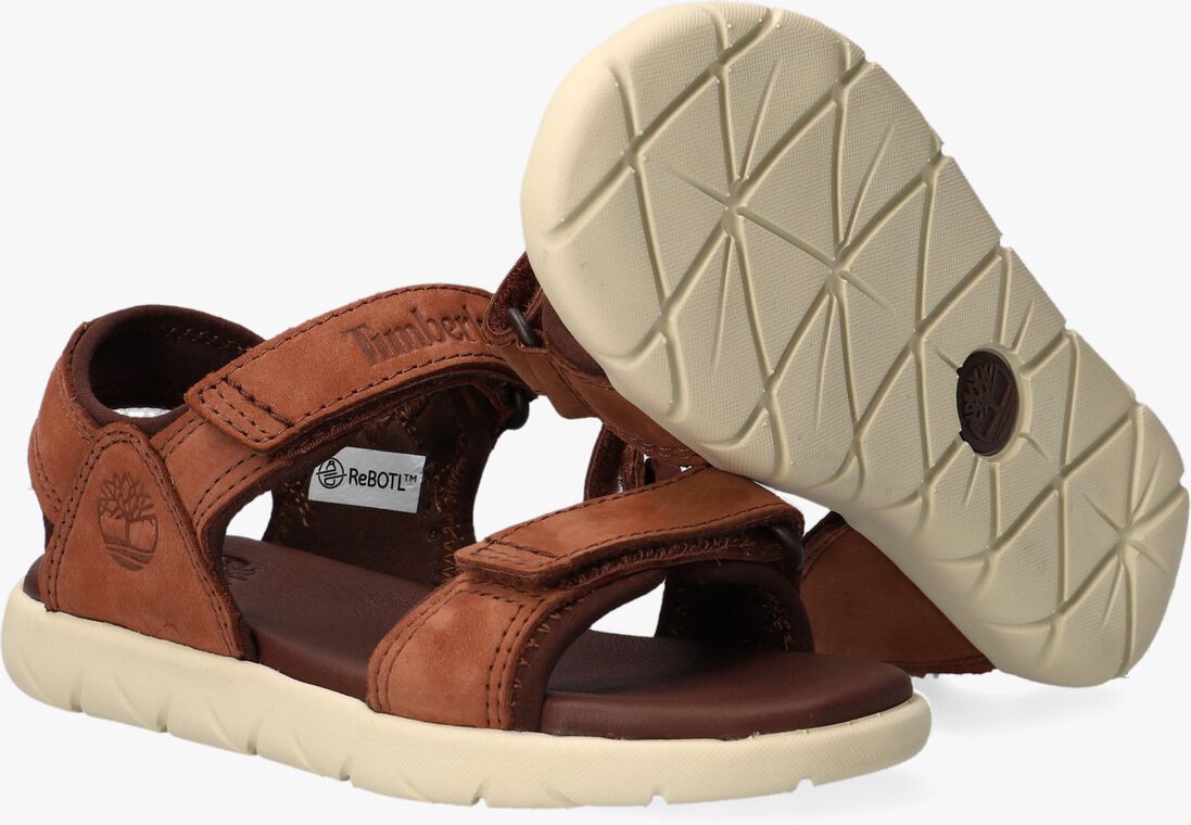 TIMBERLAND bruine timberland sandalen nubble sandal lthr 2 strap