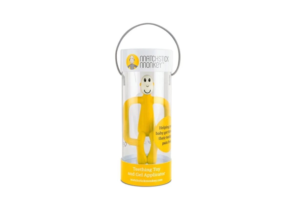 Matchstick Monkey Teething Yellow