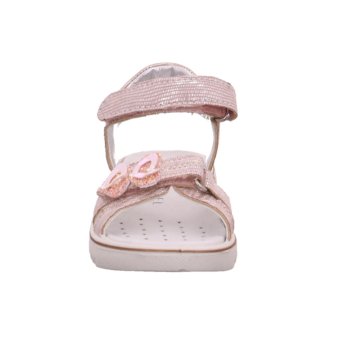 SCHUHENGEL Kleinkinder-Sandale Rosa Lederimitat  Mädchentraum