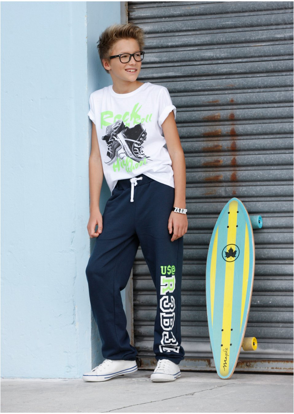 Pantalon sweat à imprimé