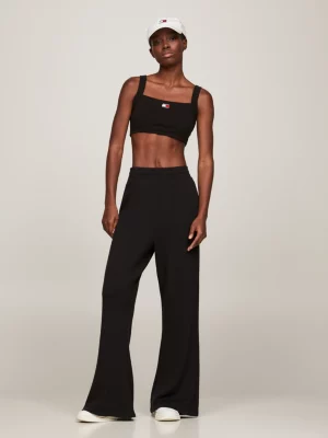 Top cropped canelado Badge Ultra