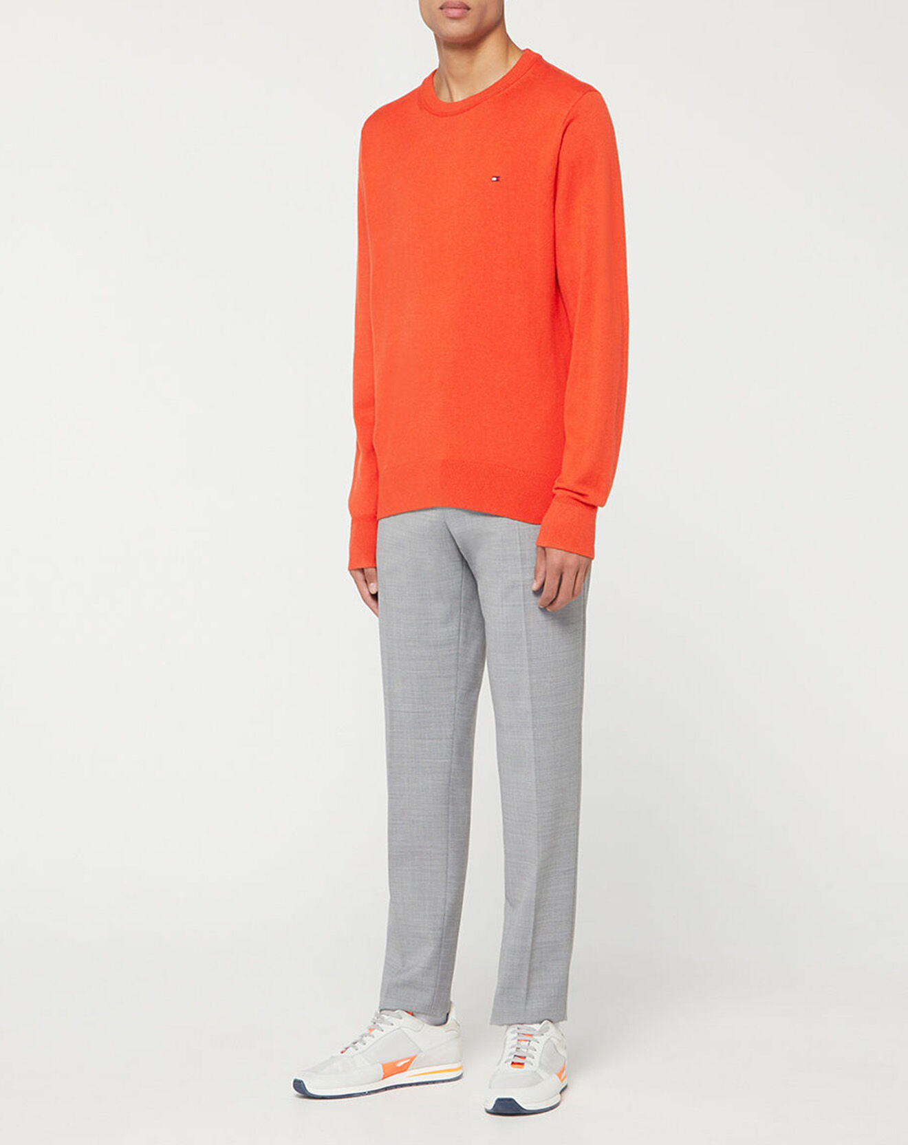 Tommy Hilfiger Pull en Cachemire mélangé Pima orange