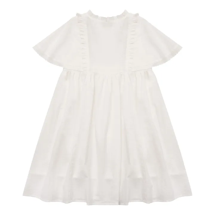 Louisiella Robe Flossie Brodée | Blanc