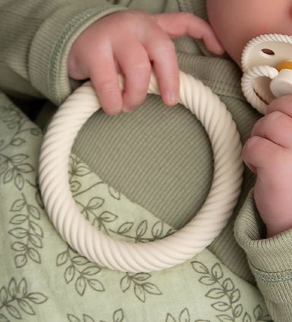 A Little Lovely Company Båderinge - 2-pak - Classic - Sage/Cream