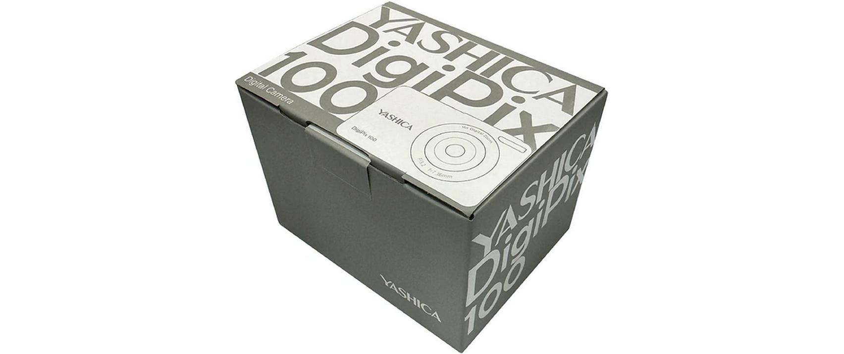 Fotokamera DigiPix 100 SilberKompaktkamera mit 44 MP