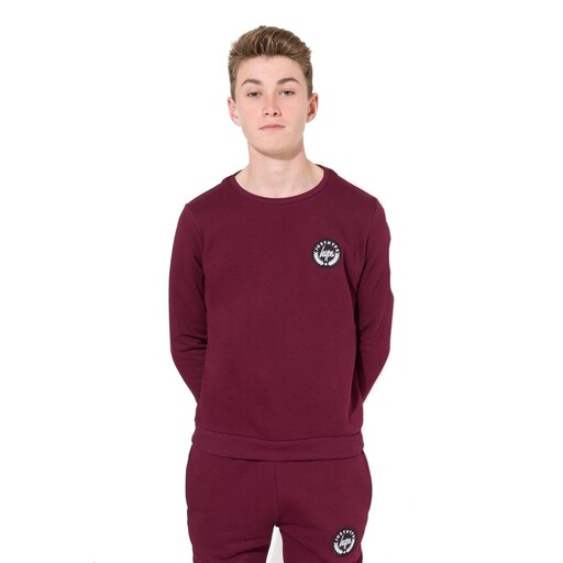 Sudadera De Cuello Redondo Con Escudo Hype