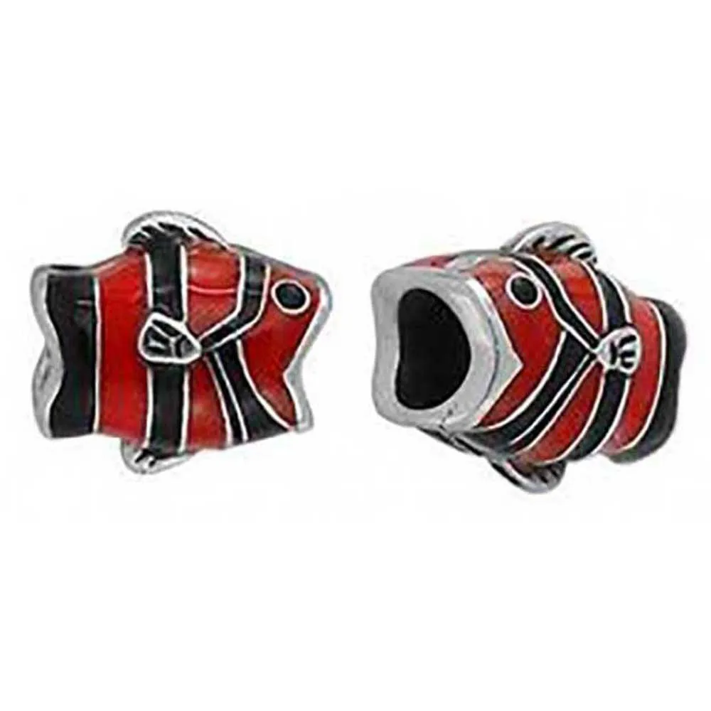 Dive silver Tropischer Fisch Armband Anhänger