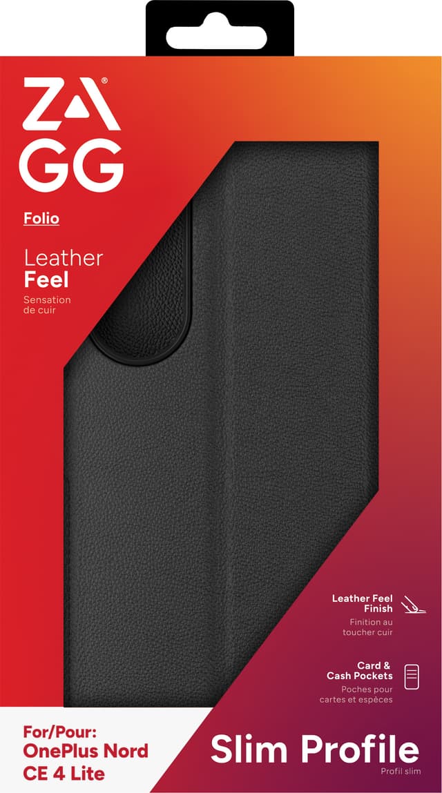 Zagg OnePlus Nord CE 4 Lite pungetui (sort)