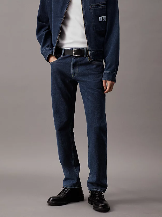 Calça jeans reta autêntica
