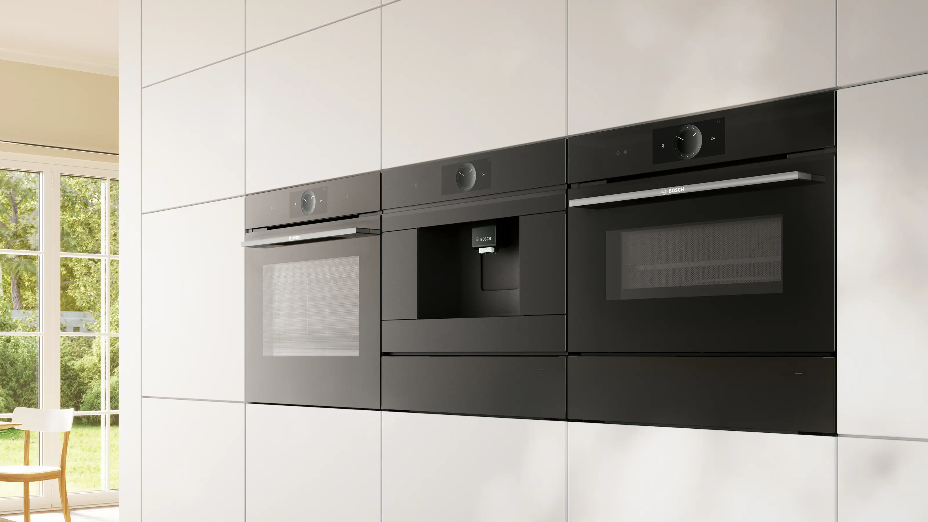 Serie 8 Inbouw koffie volautomaat Zwart