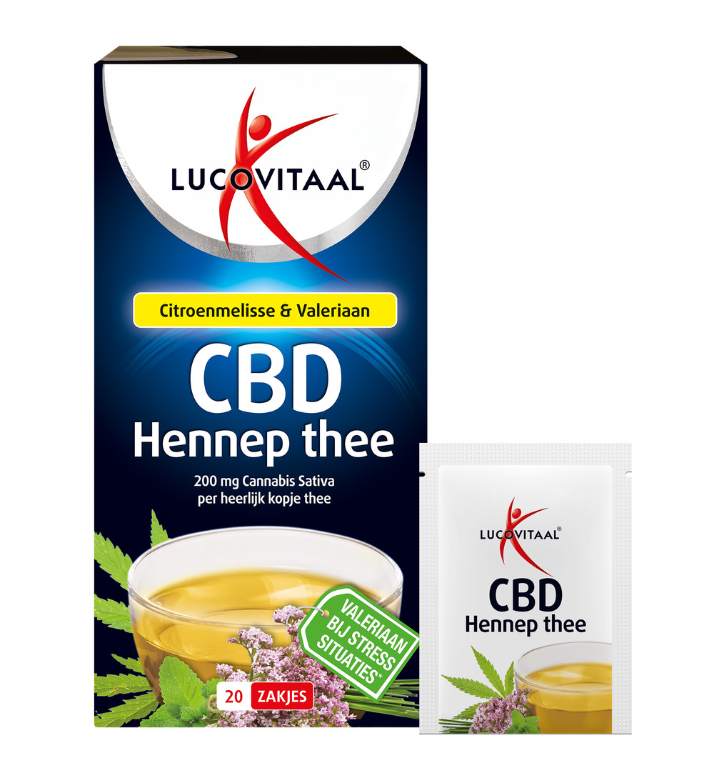 Lucovitaal CBD Hennep Thee (20 zakjes)