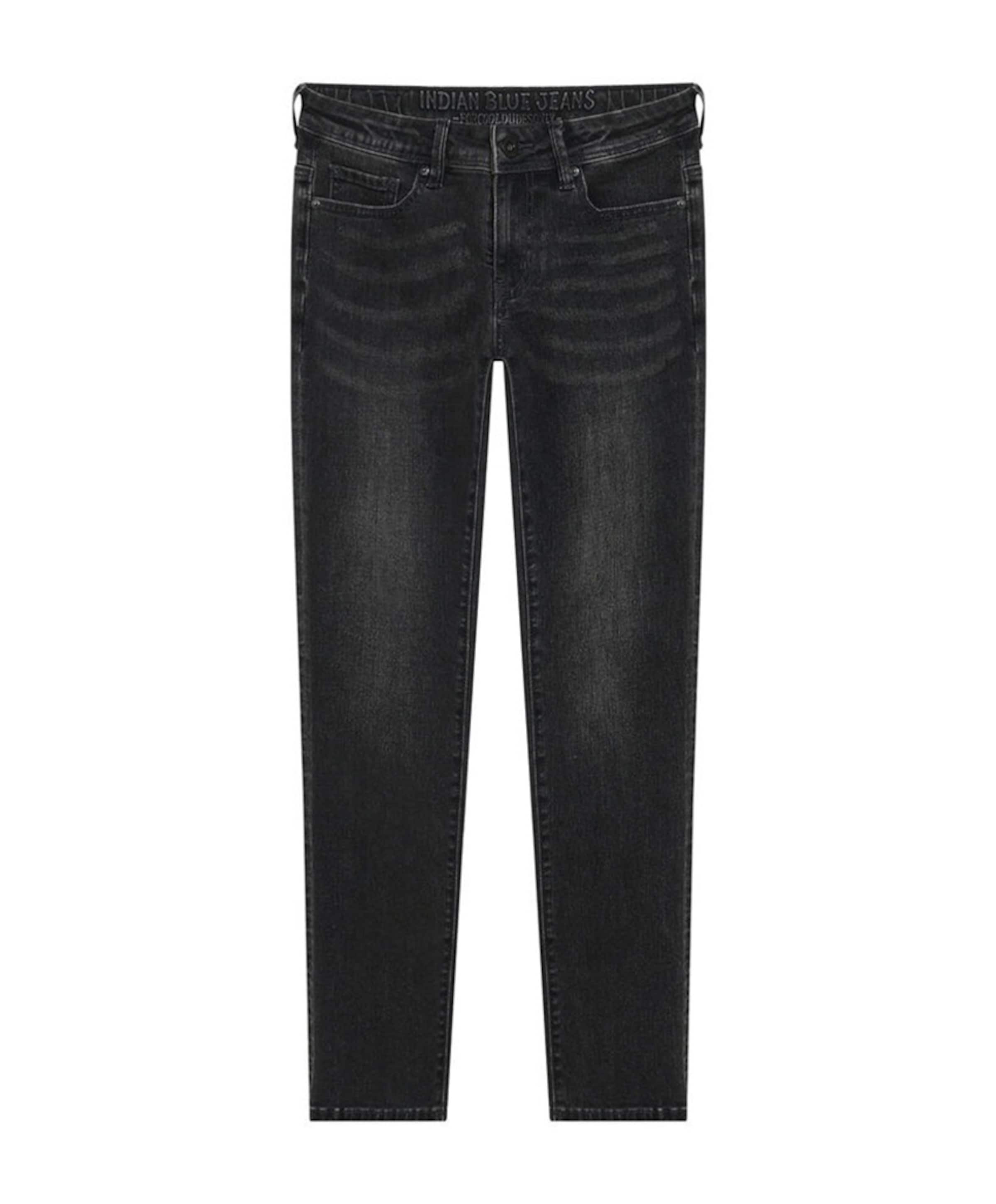 Indian Blue Jeans Straight Fit Black Jeans jongens jeans zwart