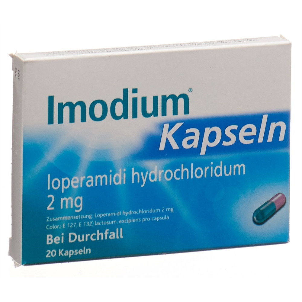 IMODIUM Kaps 2 mg Blist 20 Stk<br>20 Stück, Blister, Hartkapsel