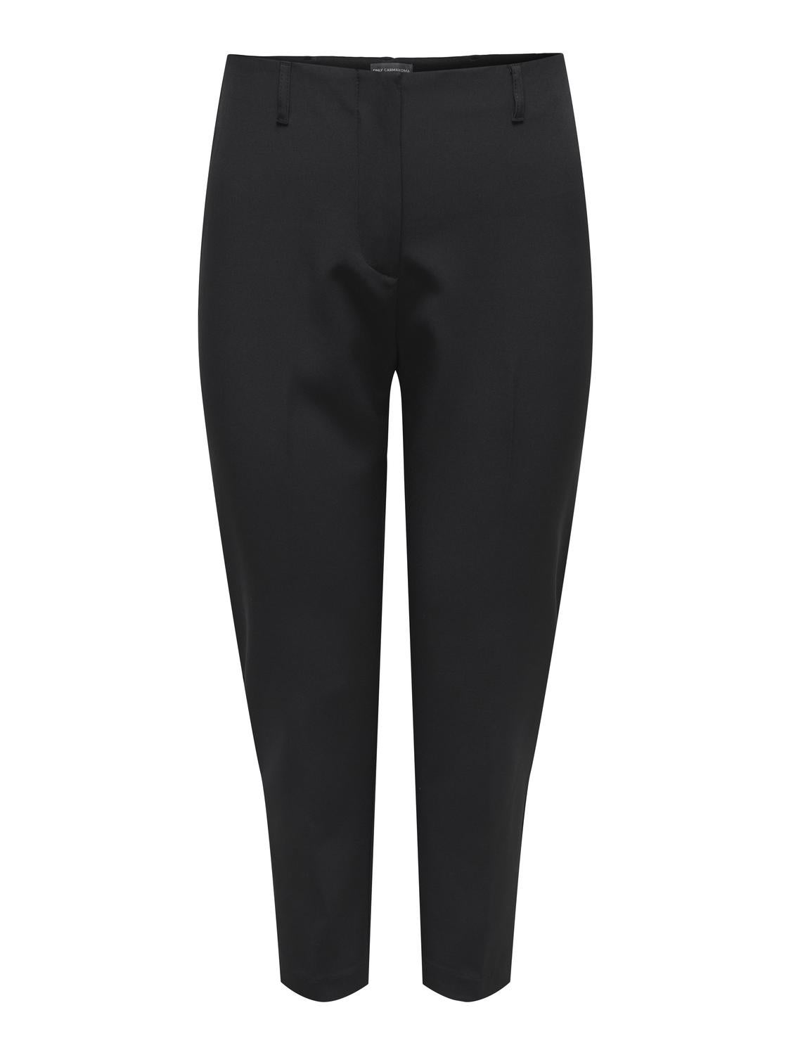CARASTRID Hohe Taille Normal geschnitten Anzughose Black