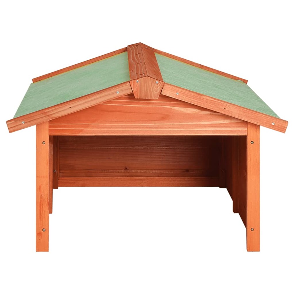 Garage de tondeuse à gazon 72x87x50 cm bois de sapin solide