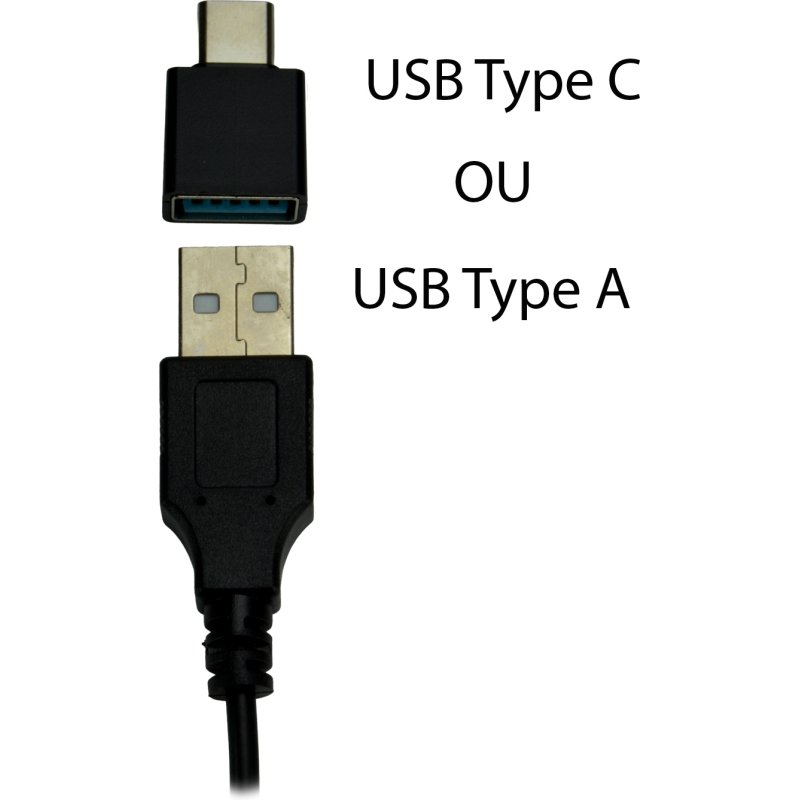 MCL MK1A99AZZZCSQMUSB - Casque Micro filaire USB-A / USB-C