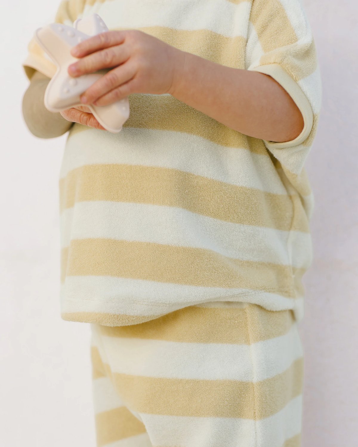 T-Skjorte & Bukse Sett – Terrystoff i Øko Bomull | Terry Tee + Pant Set