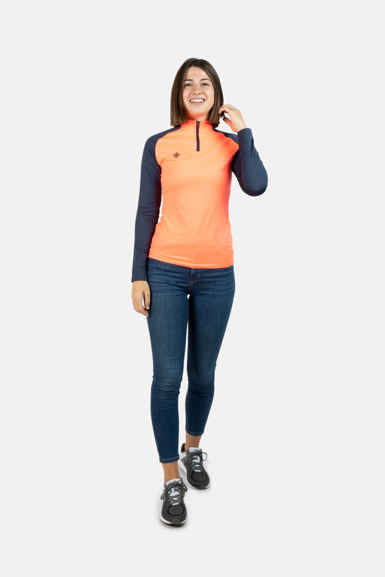 Camiseta de manga comprida Indus - Coral