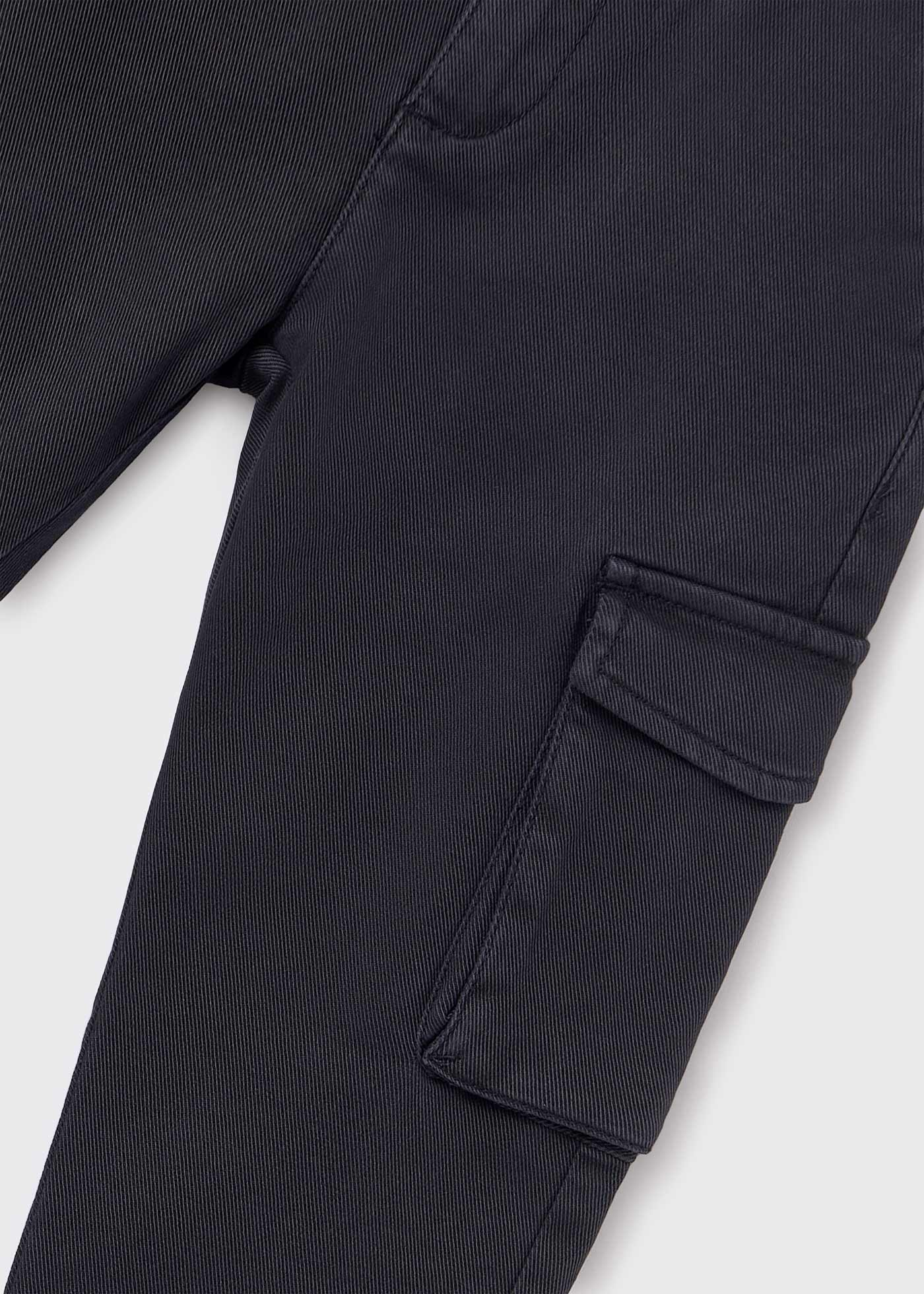 Calças cargo slim fit de algodão da Better Cotton para meninos