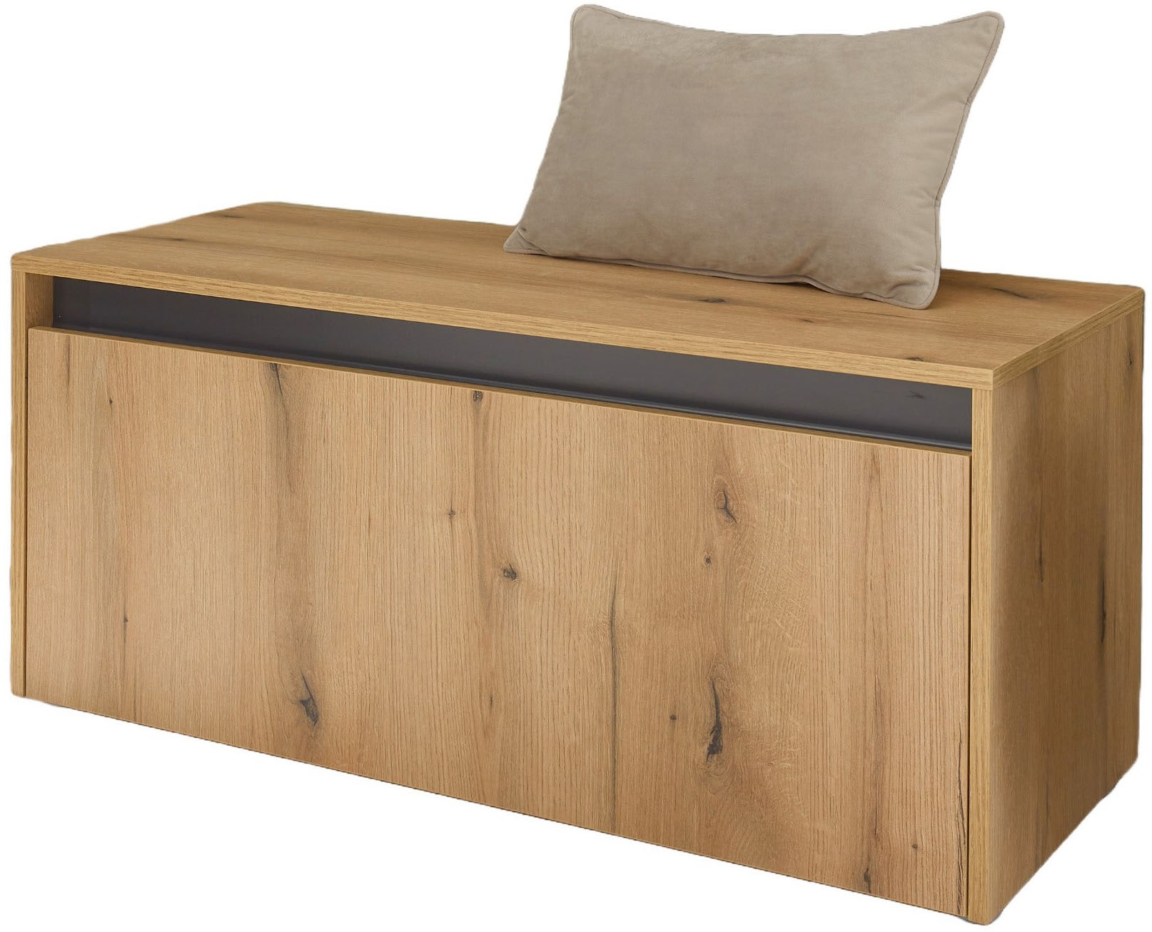 INOSIGN Schuhbank »GiRON/CiTY, Garderobenbank mit Klappe, Sitzbank in vier Farben« viel Stauraum, Platz für ca. 8 Paar Schuhe, 100 cm breit