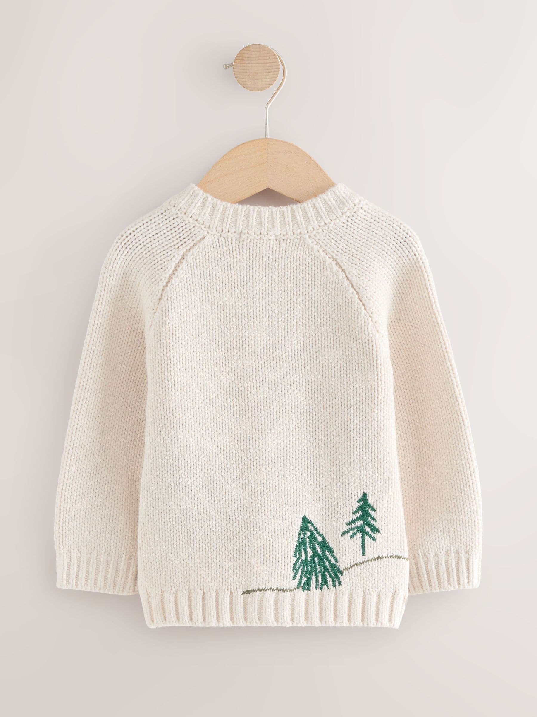 Crème pinguïn - Kerstmis Vest (3mnd-7jr)