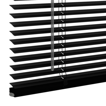 GAMMA aluminum jaloezie 25 mm zwart (kleurnr. 203) 100x250 cm (bxh)