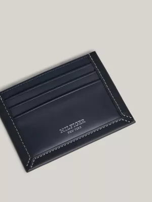 Porta-cartões de crédito em couro Prep Classics
