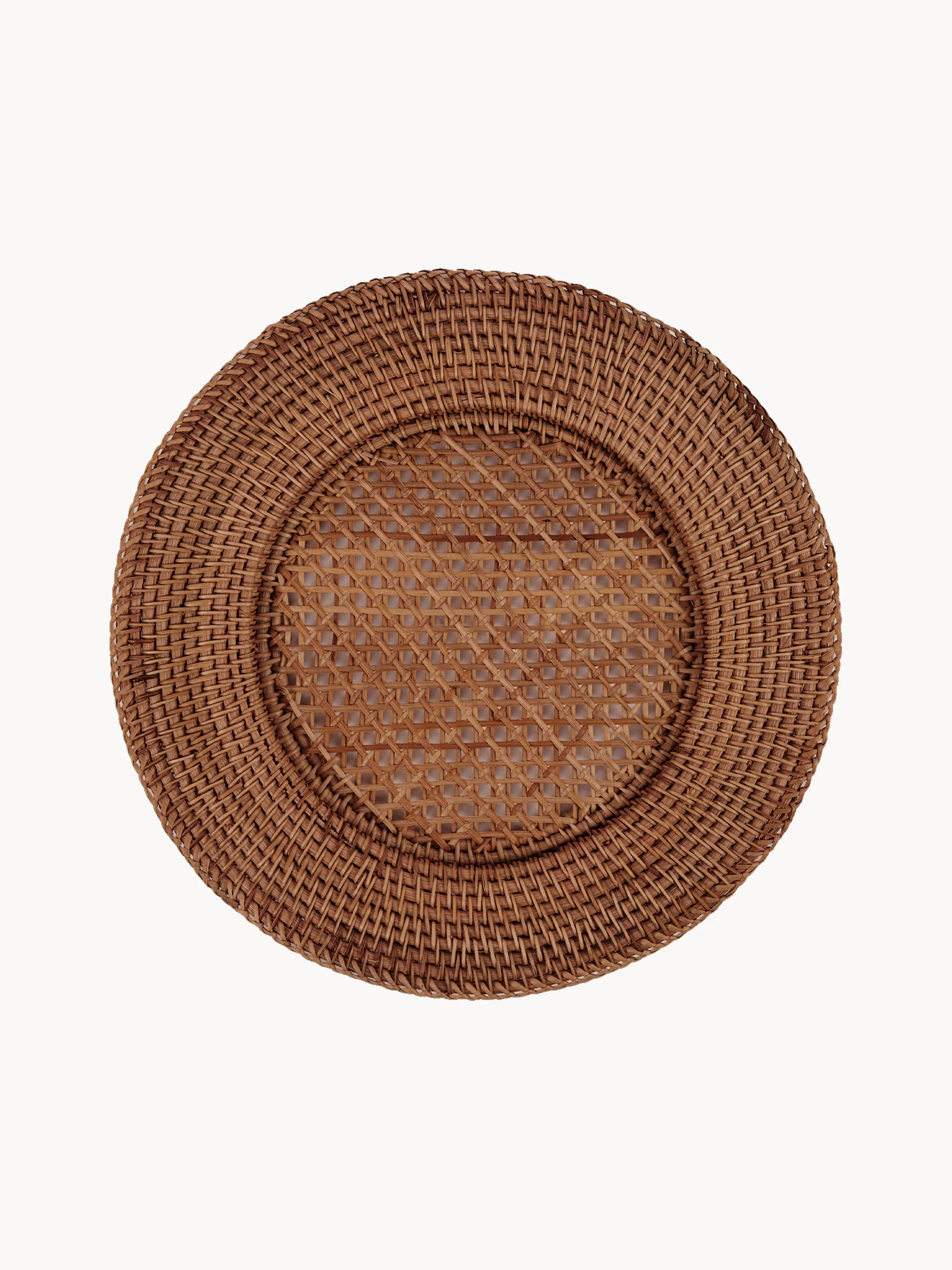 Handgemaakte placemat Classic van rotan