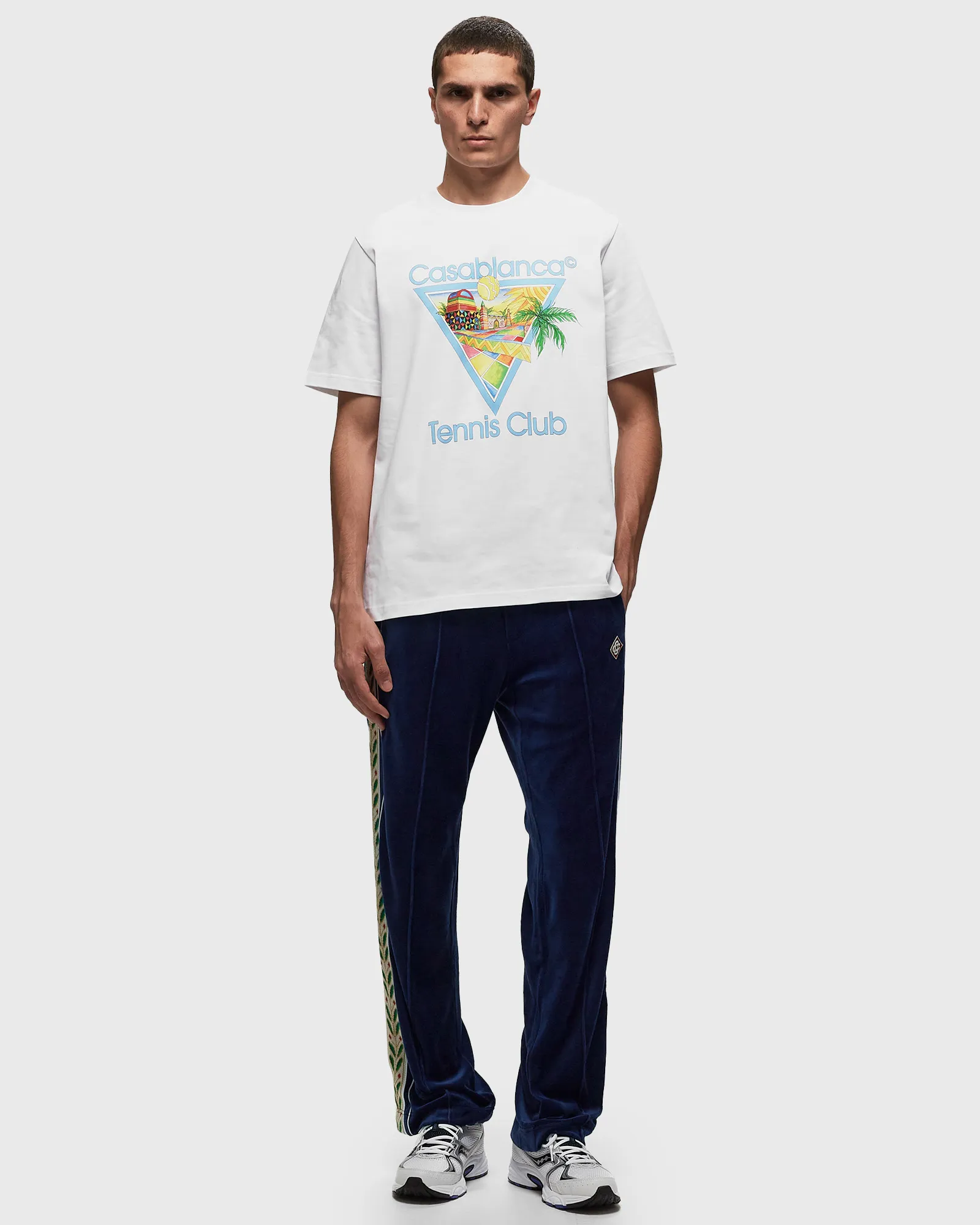 Casablanca AFRO CUBISM TENNIS CLUB PRINTED T-SHIRT