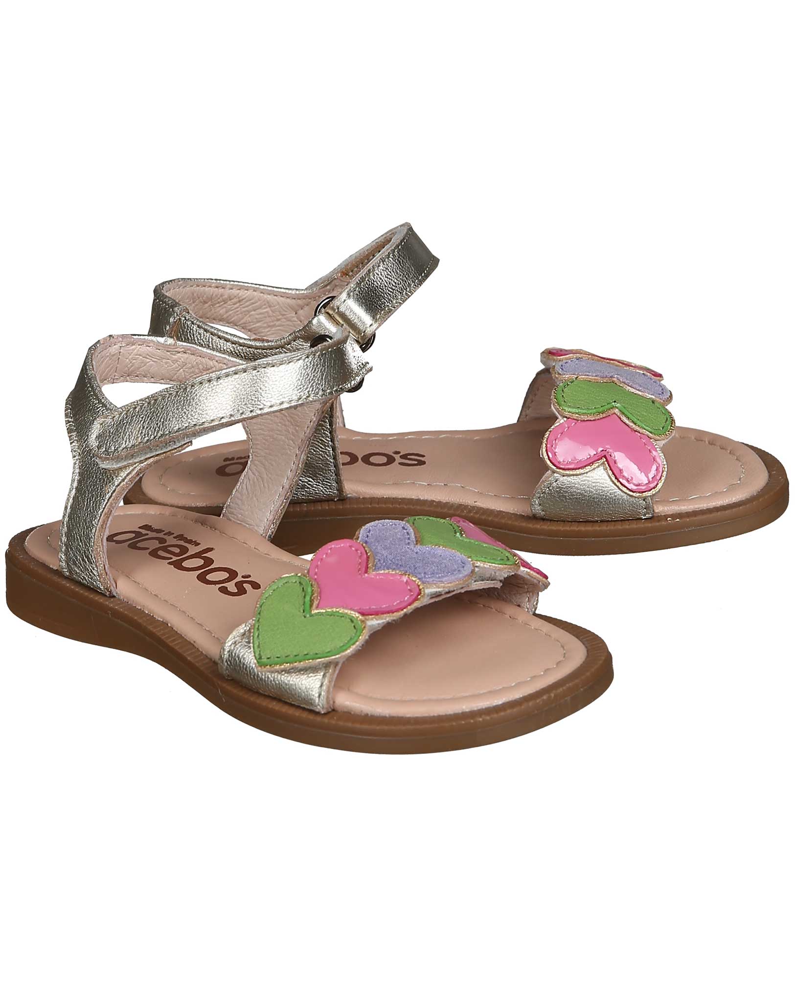 Klett-Sandalen PURE CHIC in platino