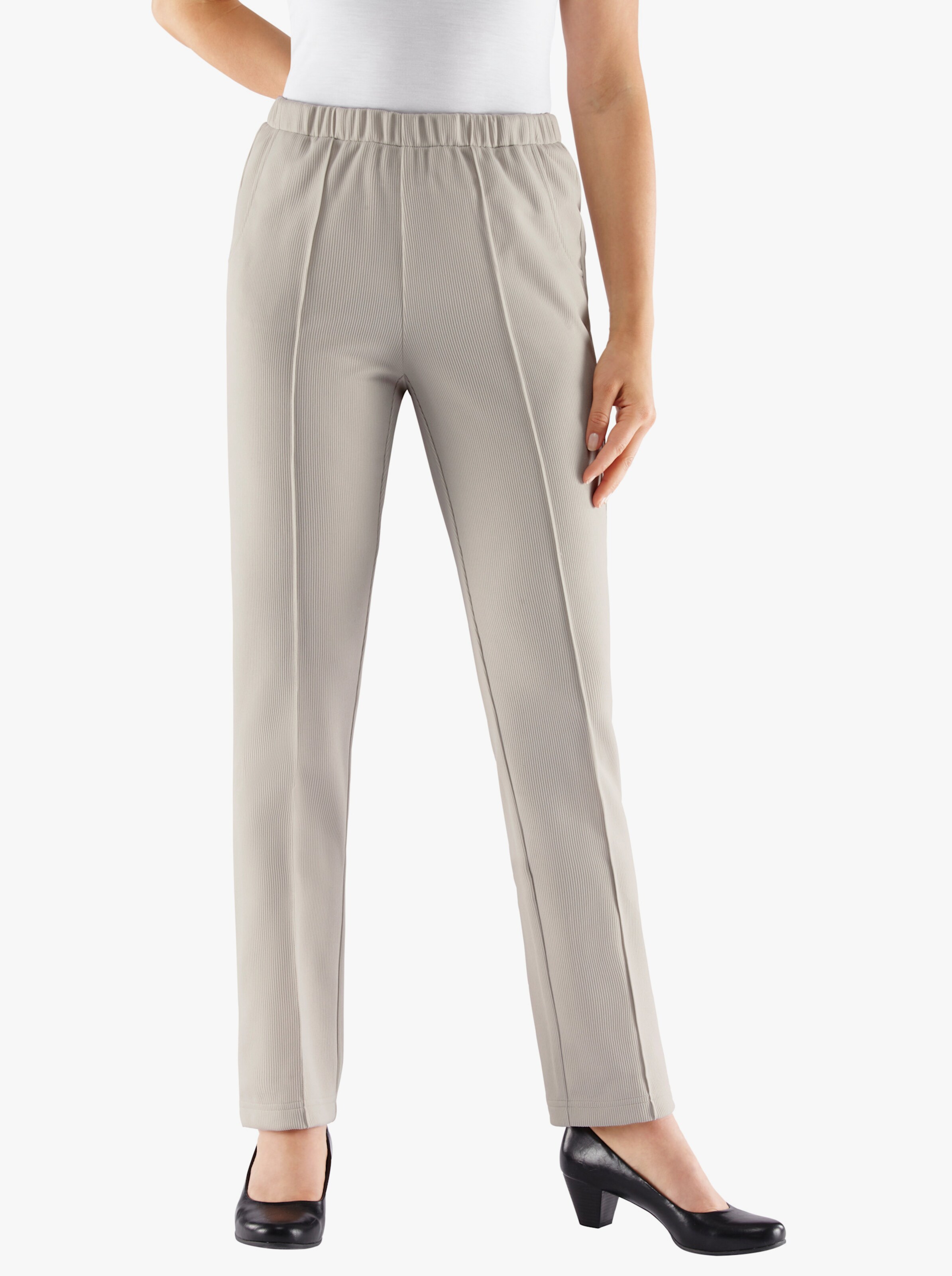 Jerseyhose in Ripp-Qualität