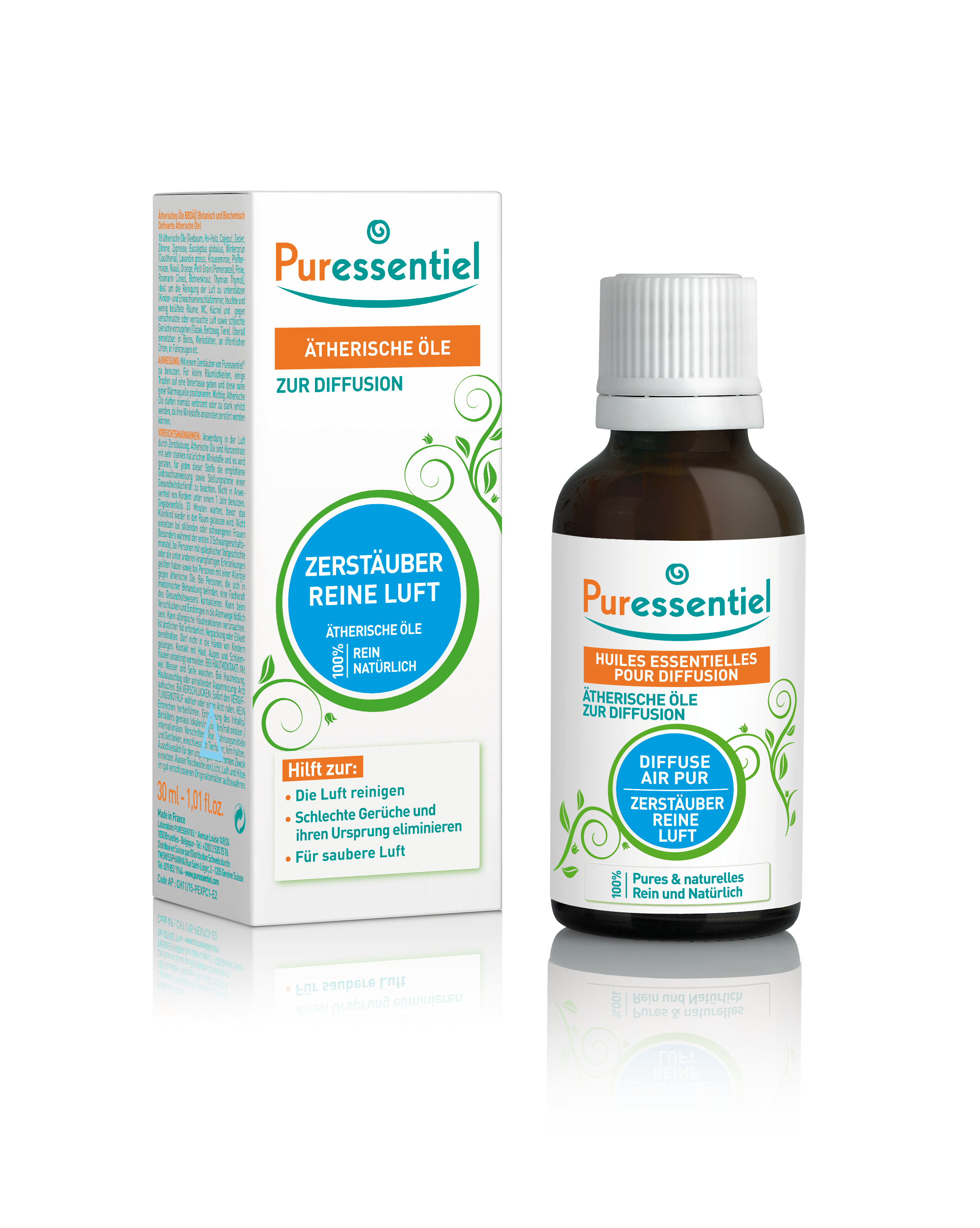 Puressentiel Duftmischung Saubere Luft Äth/Öl ätherische Öle zur Diffusion Fl 30 ml