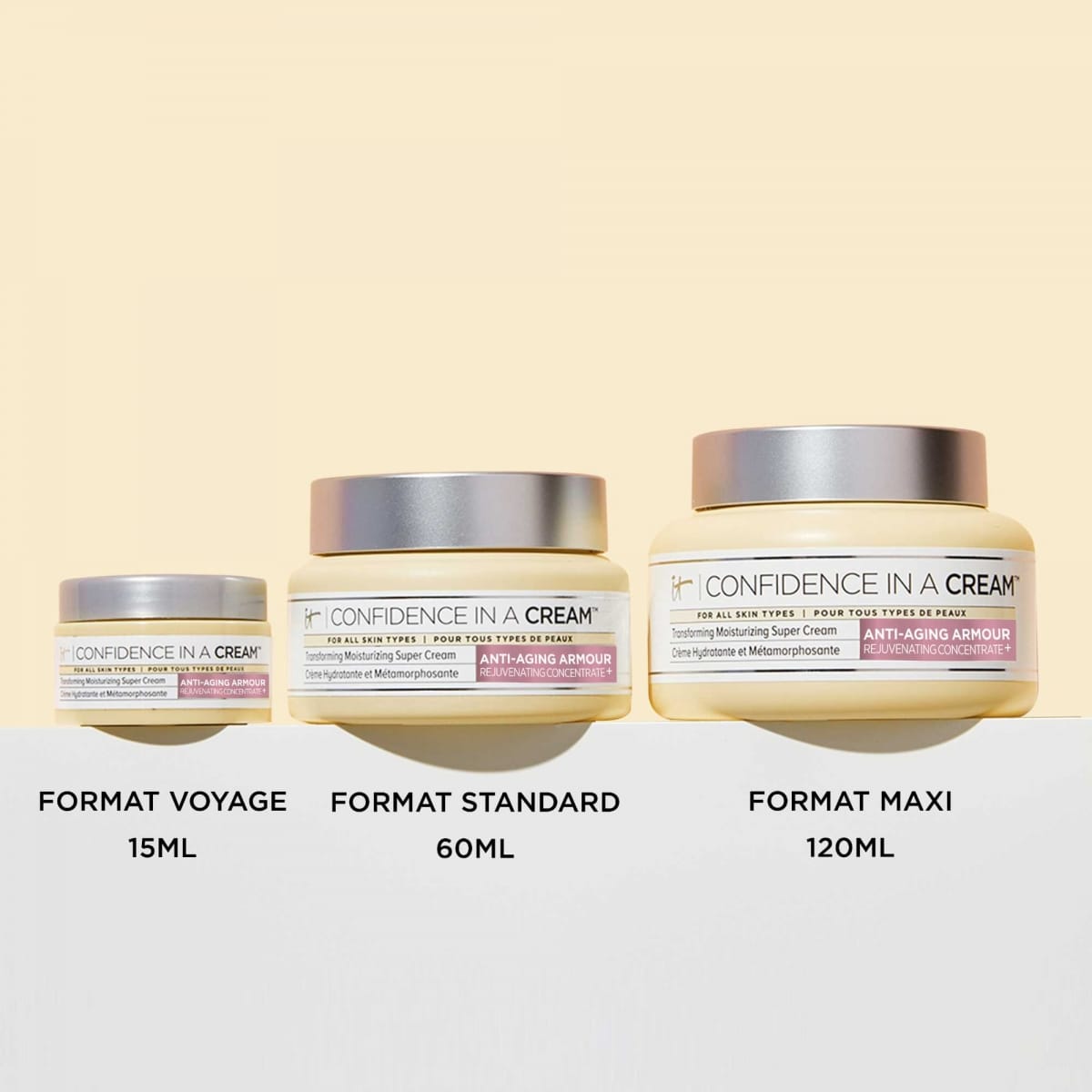 It Cosmetics Confidence In a Cream Crème Hydratante Anti-âge - Format Voyage