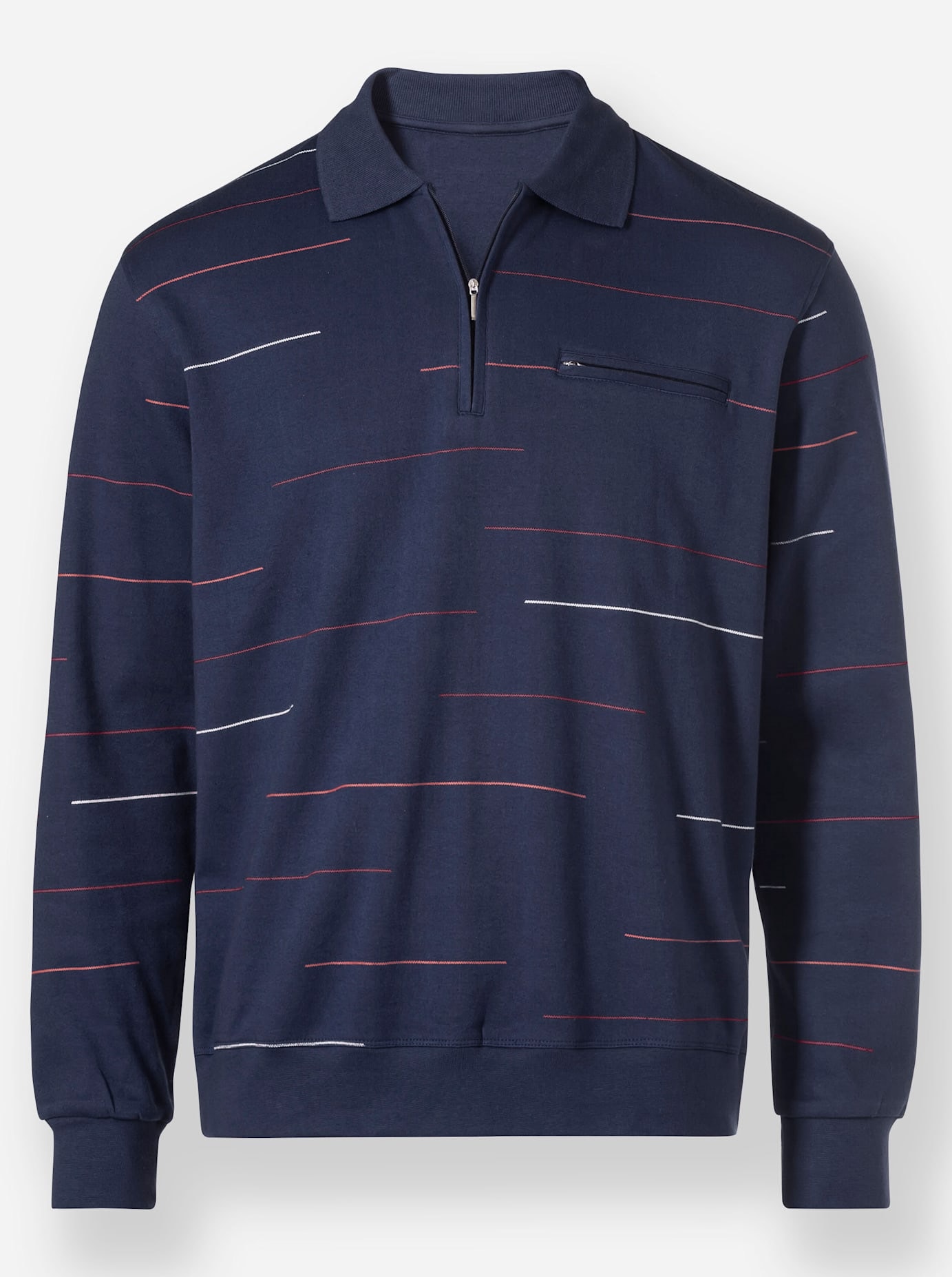 Marco Donati Langarm-Poloshirt »Sweatshirt«, 1 Stk.