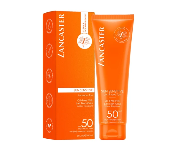 Lancaster Sun Sensitive Oil Free Body Milk SPF50