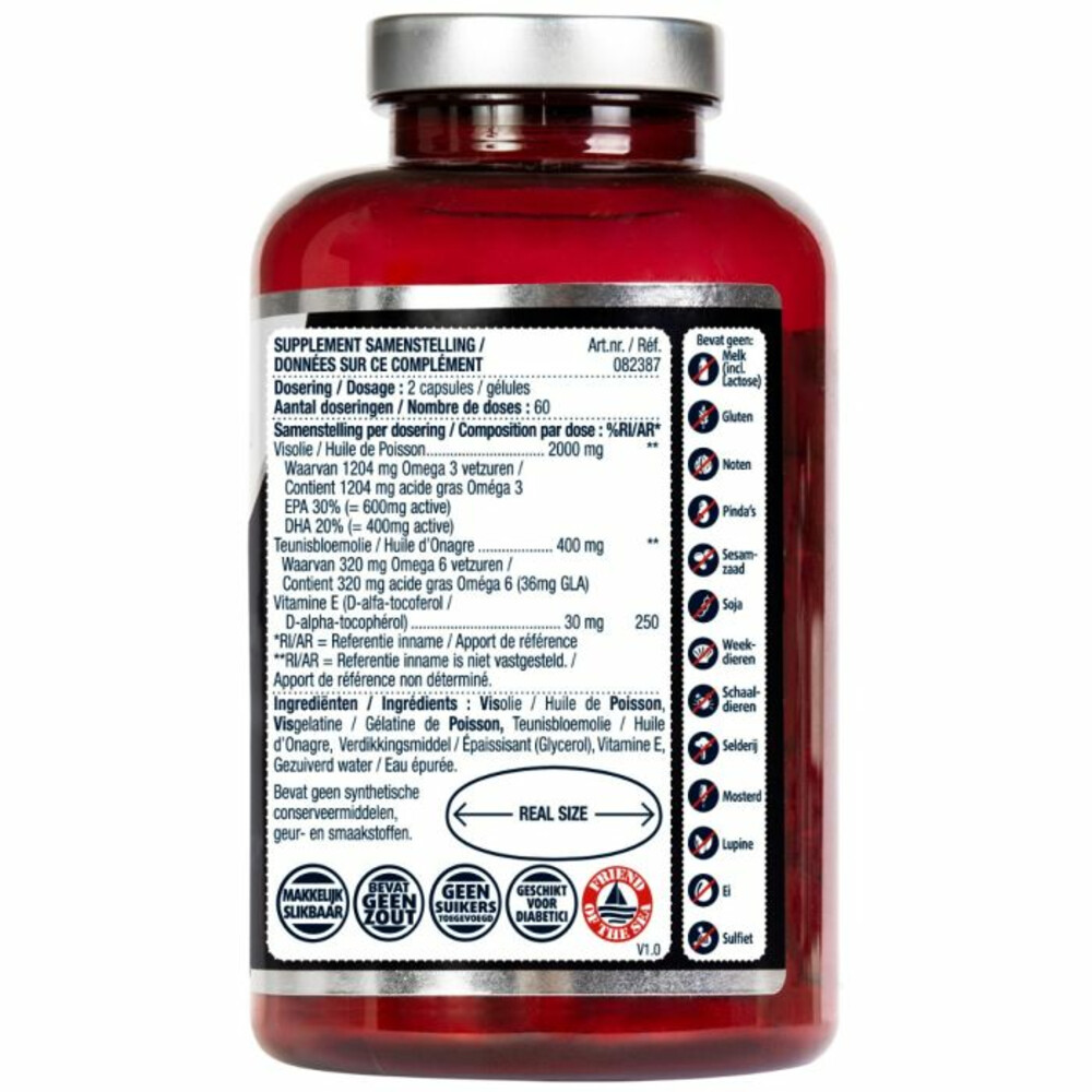 Lucovitaal Visolie Super Omega 3120 capsules