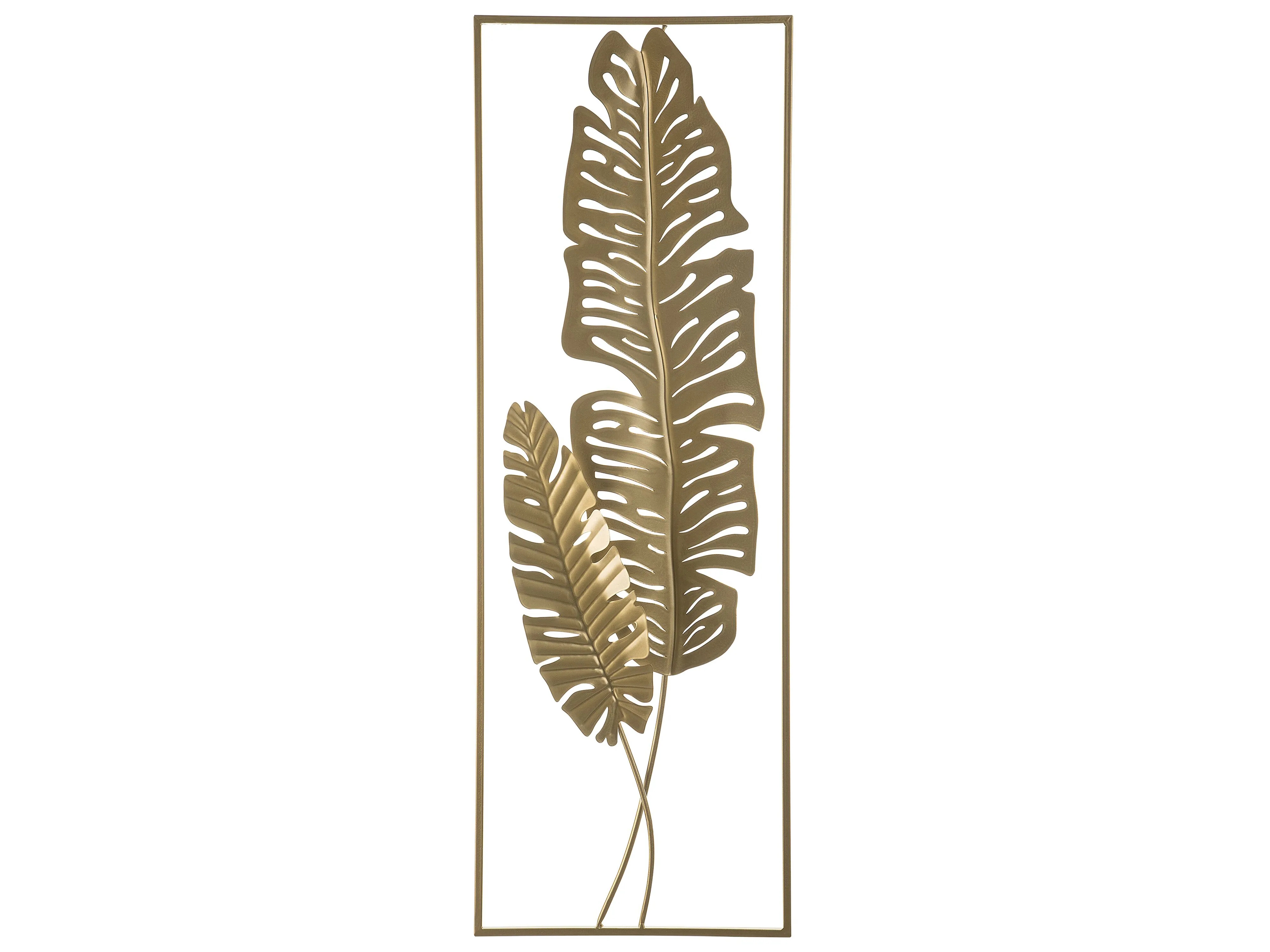 Wanddecoratie Blad PALLADIUM Metaal 90 cm Goud