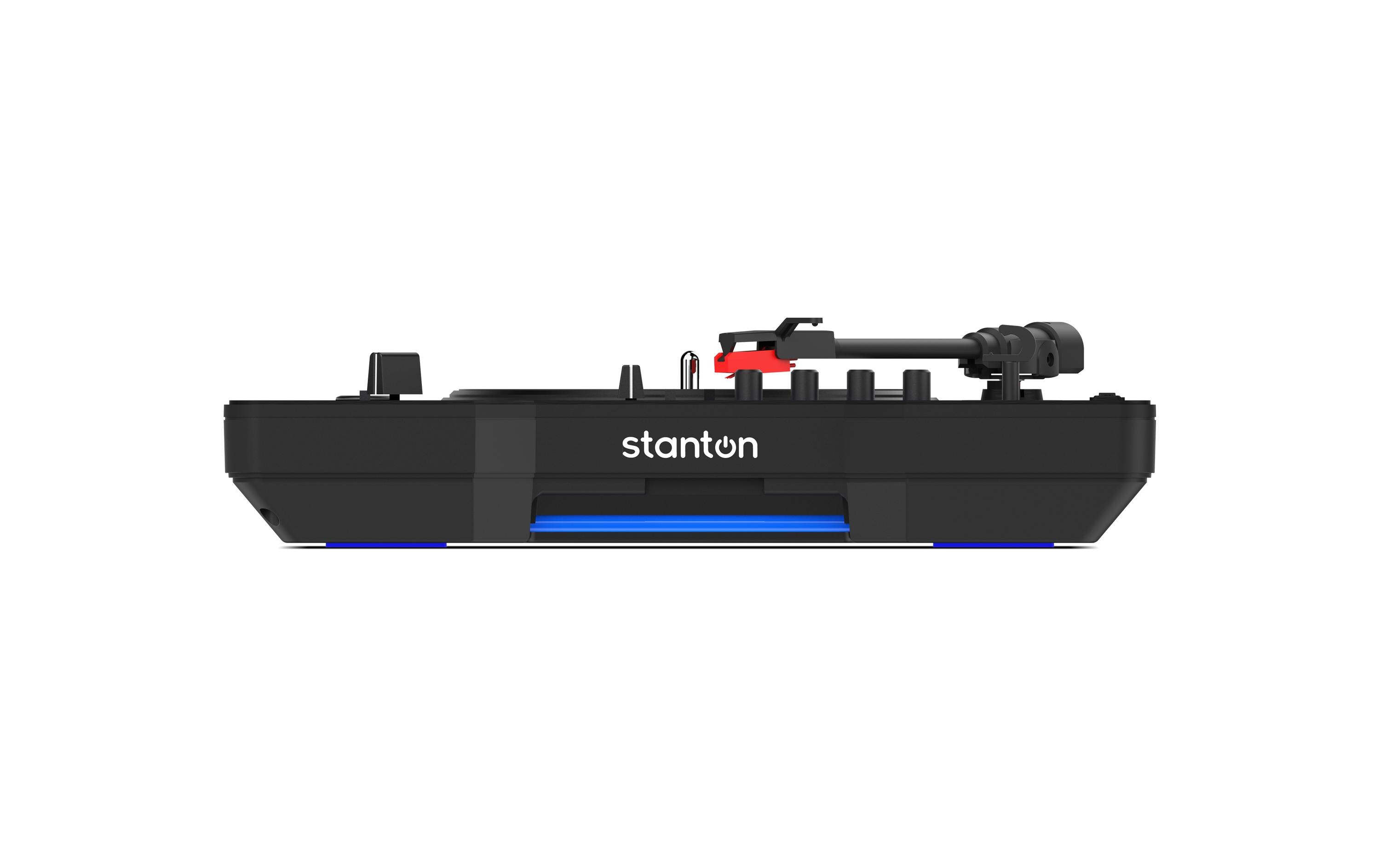 Plattenspieler STX Schwarz<br>Tragbarer Plattenspieler mit sofortigem Zugriff auf die gesamten Turntablist-Fähigkeiten