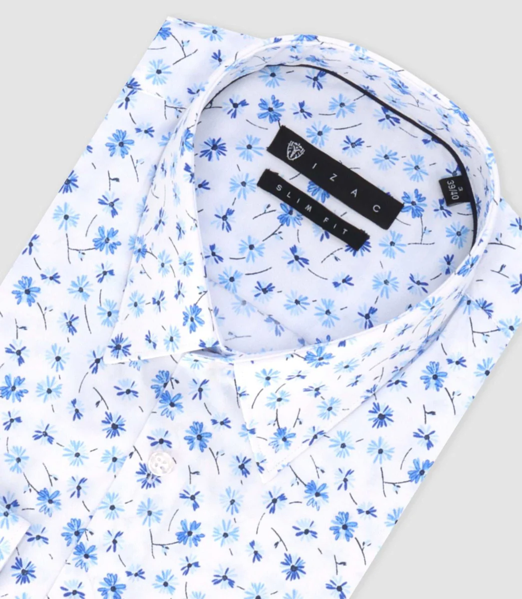 Chemise ville bleu 