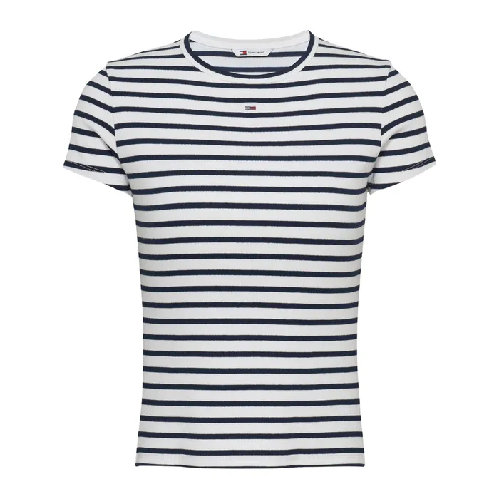 Tommy Hilfiger Essential Slim Rib-Knit Shirt Dames